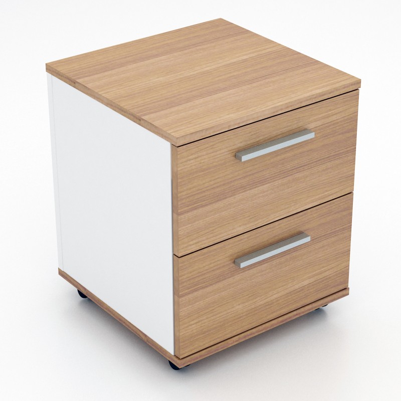 2 Çekmeceli Tekerlekli Komodin